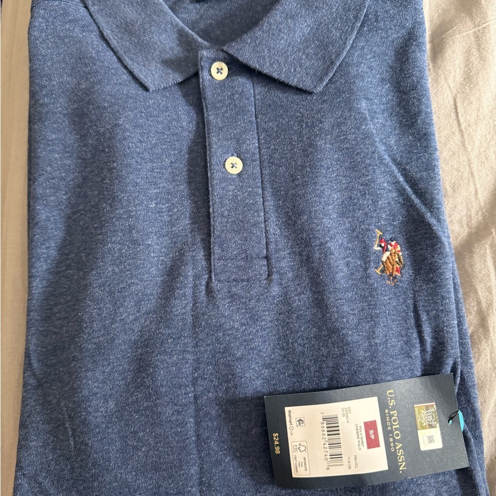 U.S. Polo Assn. Blue Polo Shirt